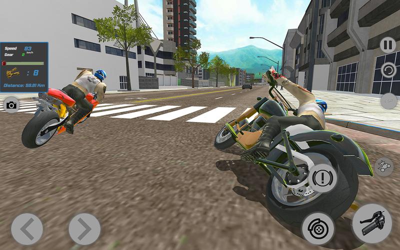 Motorbike Rush Drive Simulator Скриншот 3