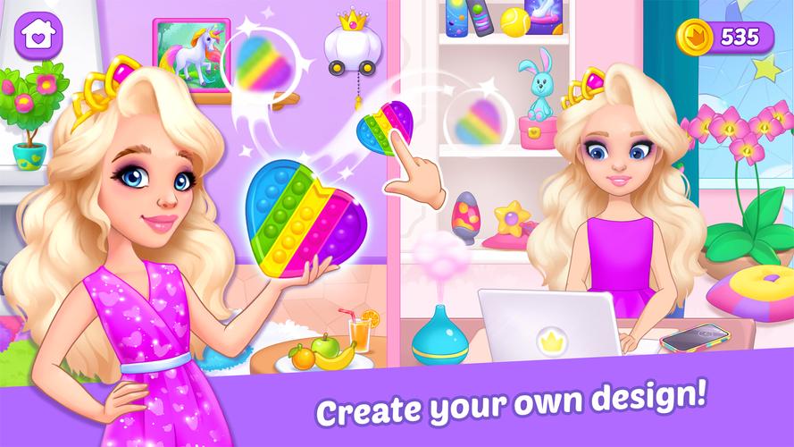 Princess girl paper House game ဖန်သားပြင်ဓာတ်ပုံ 3