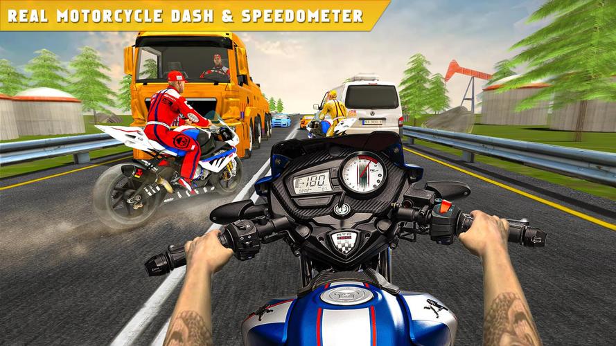 Highway Traffic Bike Race Moto应用截图第1张