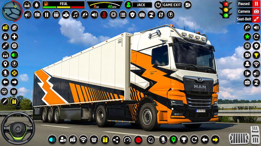 US Truck Driving 3D Truck Game Скриншот 0