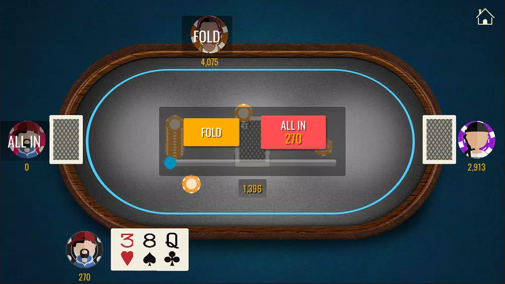 Lieng Offline - Triad Poker 3 Ảnh chụp màn hình 2