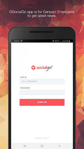 GSocialGo ဖန်သားပြင်ဓာတ်ပုံ 0