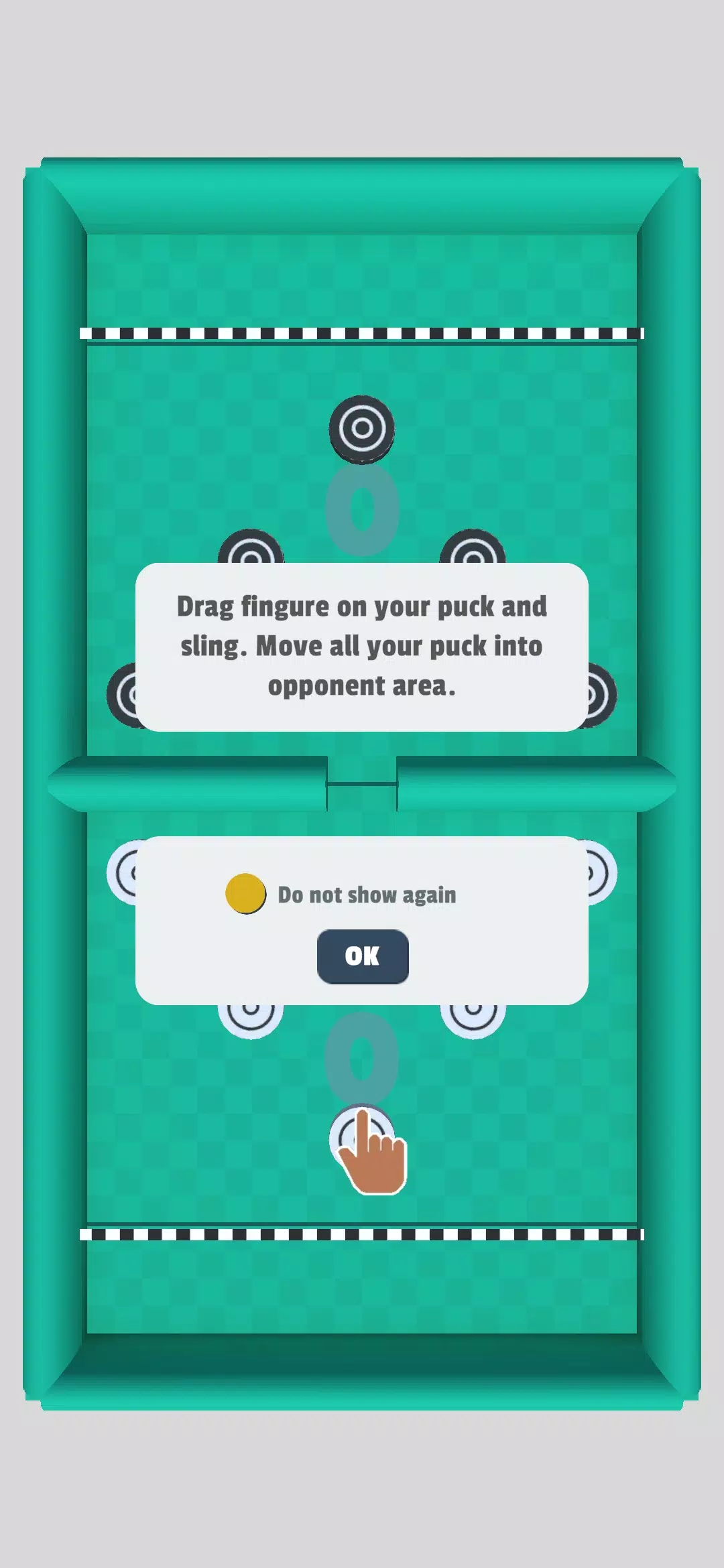 Puck Battle 2 Player Game ภาพหน้าจอ 0