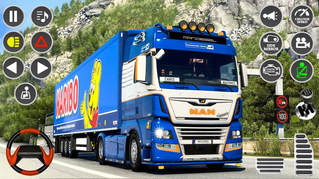 Real Truck Parking Truck Drive Ekran Görüntüsü 2