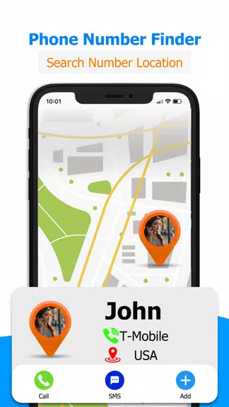 GPS Mobile Number locator App Capture d'écran 3