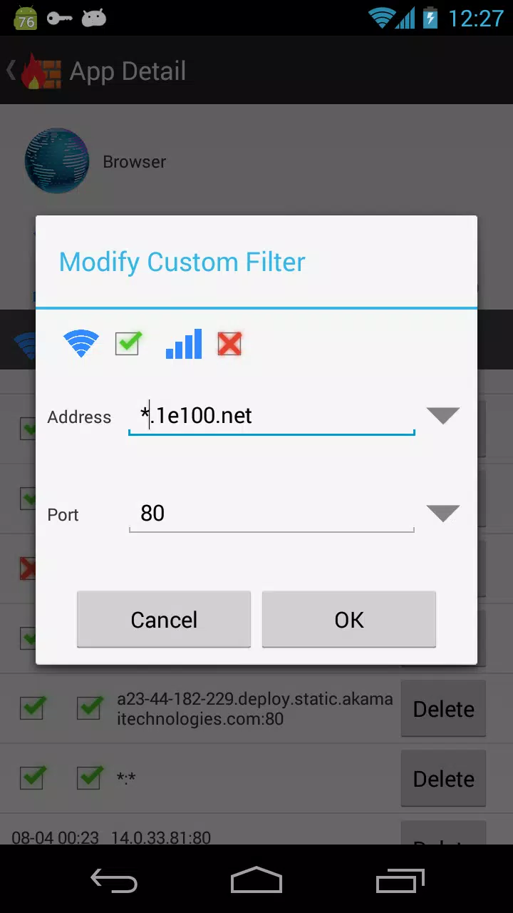 NoRoot Firewall Tangkapan skrin 2