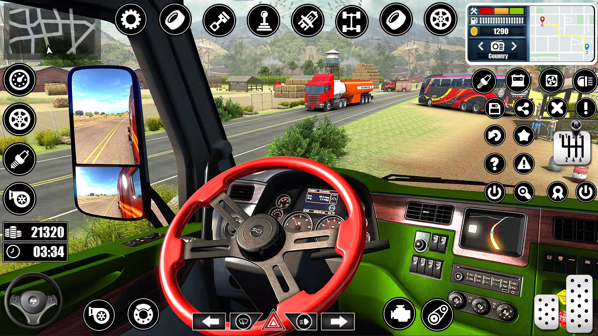 Coach Bus Driving Simulator Tangkapan skrin 1