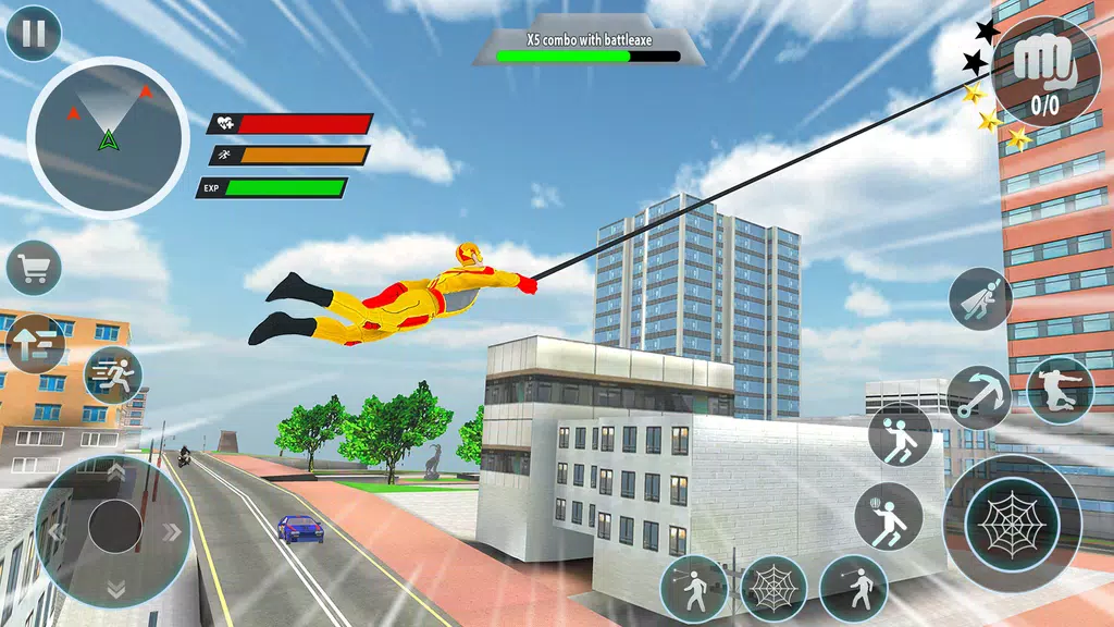 Police Robot Rope Hero Game 3d Скриншот 2