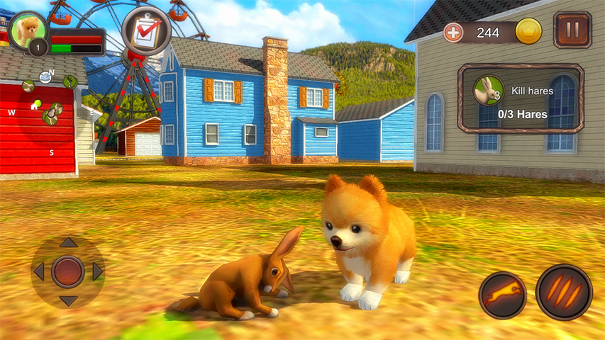 Pomeranian Dog Simulator ဖန်သားပြင်ဓာတ်ပုံ 2