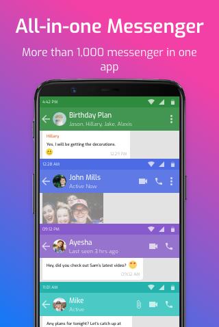 Messenger for Messages Lite ภาพหน้าจอ 0