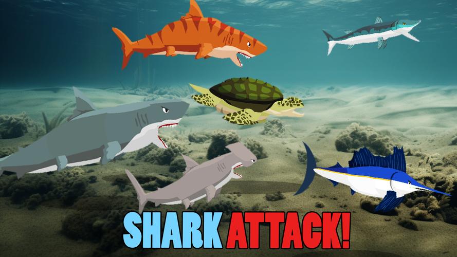 Shark Fights Sea Creatures應用截圖第0張