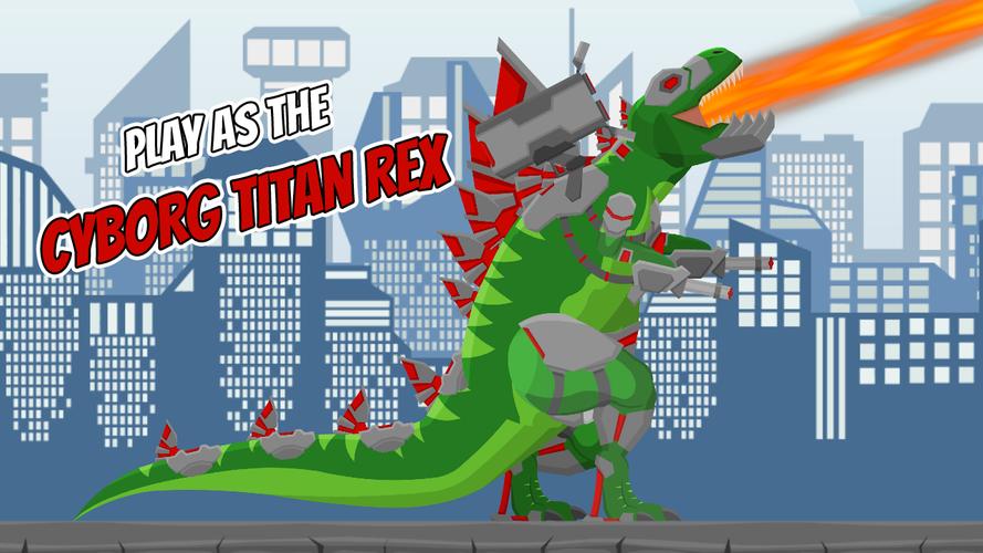 Cyborg Titan Rex: City Rampage應用截圖第0張