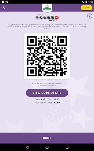 Tennessee Lottery Official App Ảnh chụp màn hình 1