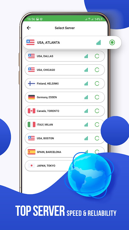 Fast VPN Wise VPN: Fast Secure ဖန်သားပြင်ဓာတ်ပုံ 2