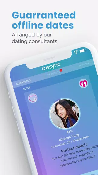 Esync - Singles Dating App Screenshot 0