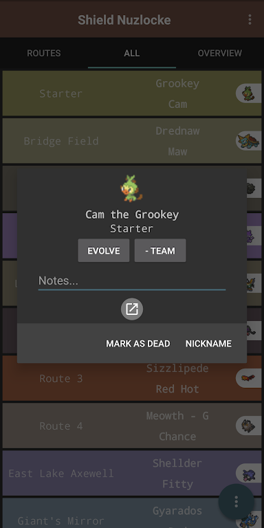 Route Chart - Nuzlocke Tracker - No Ads スクリーンショット 3