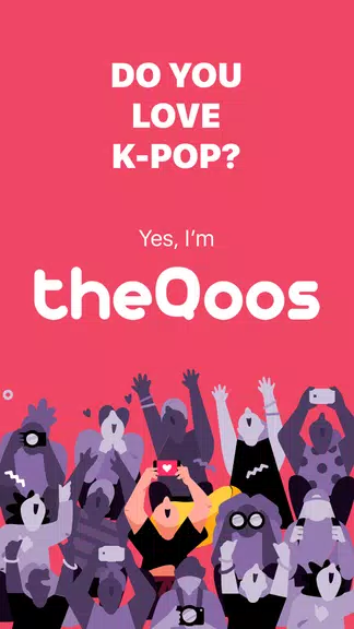 theQoos: K-Pop News, Friends, Music & Community ภาพหน้าจอ 0