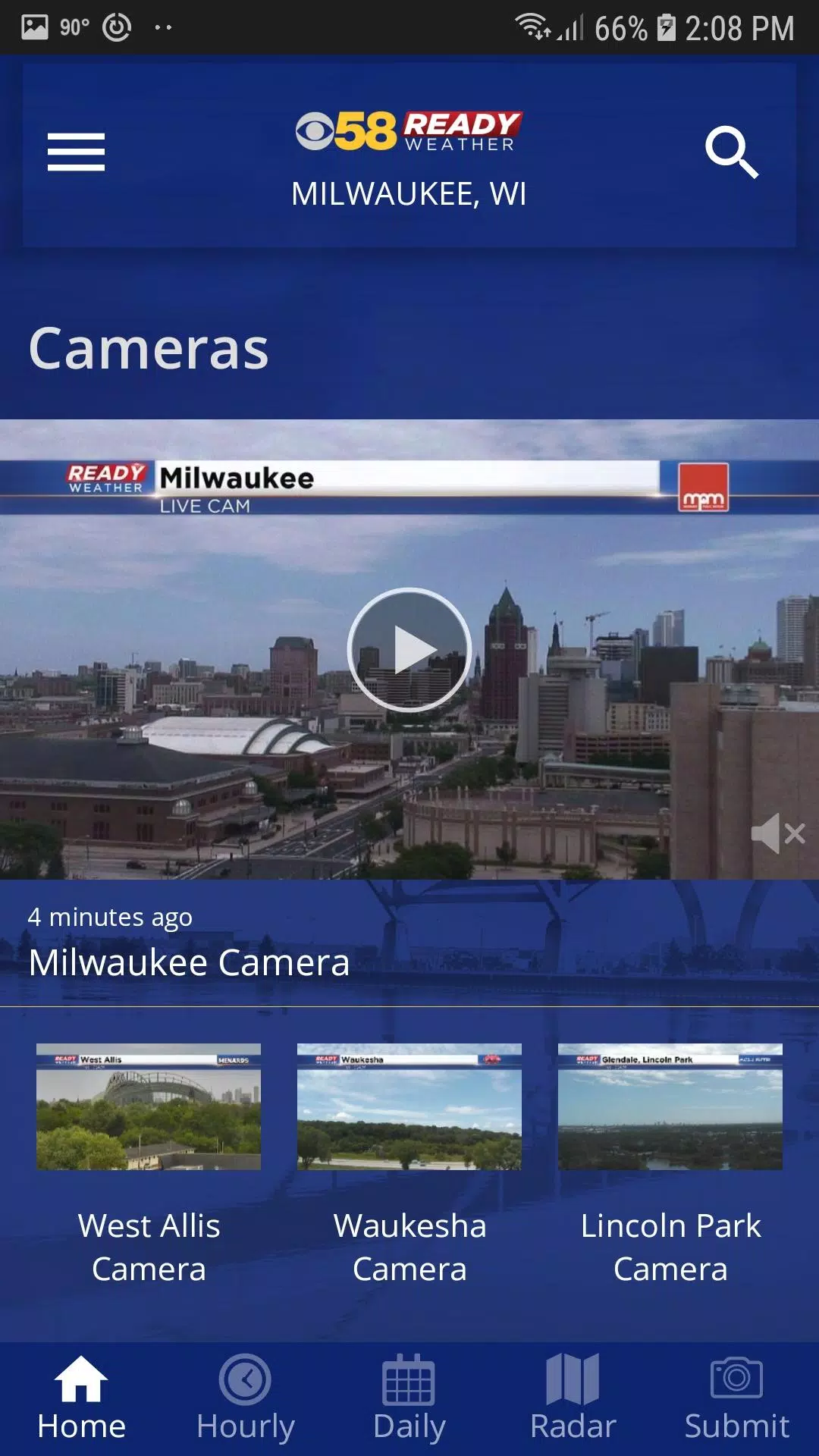 CBS 58 Ready Weather Capture d'écran 1