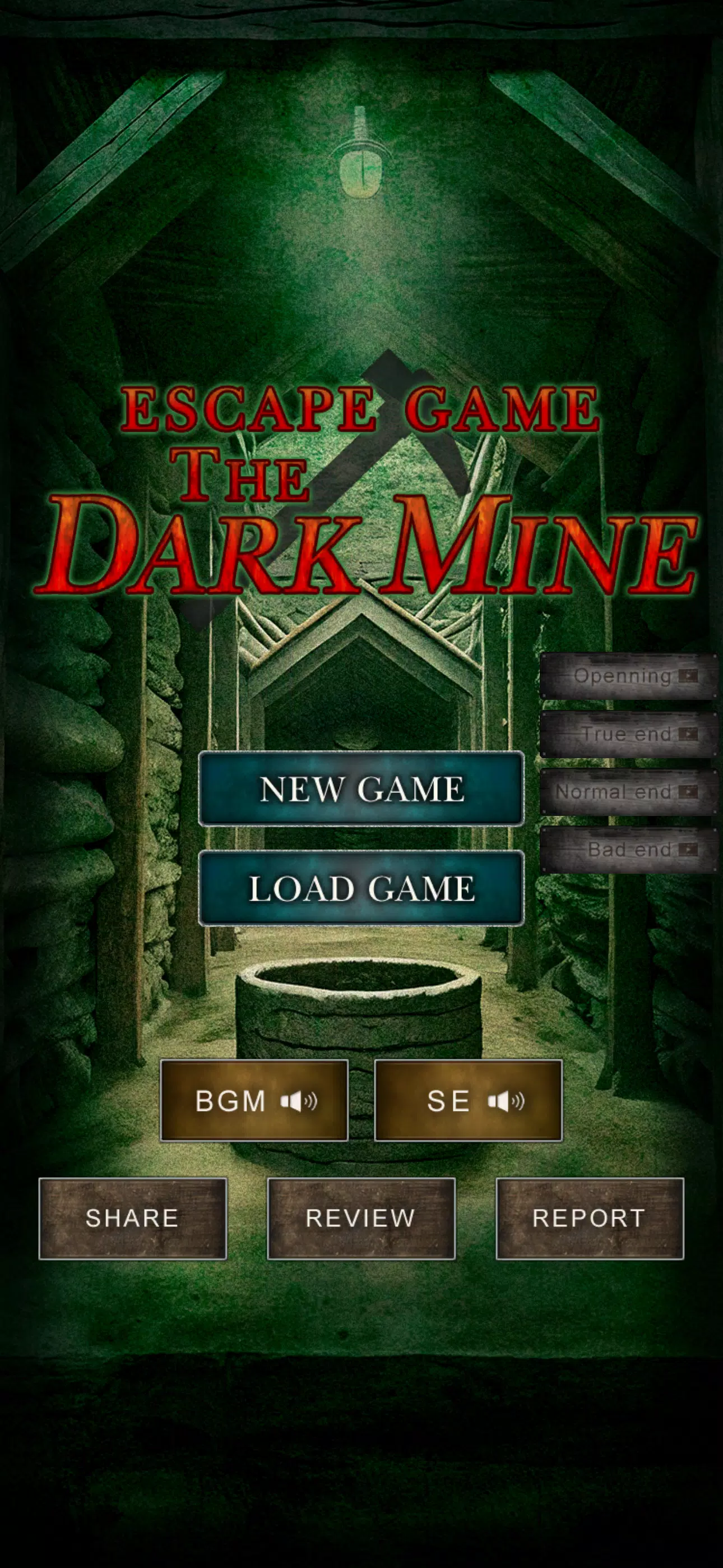Escape Game THE DARK MINE ภาพหน้าจอ 0