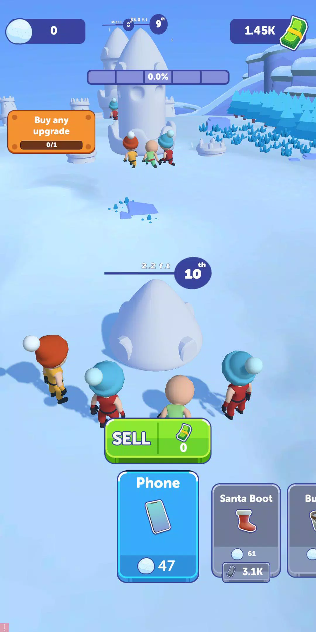 Snow Castle: Idle Clicker स्क्रीनशॉट 0