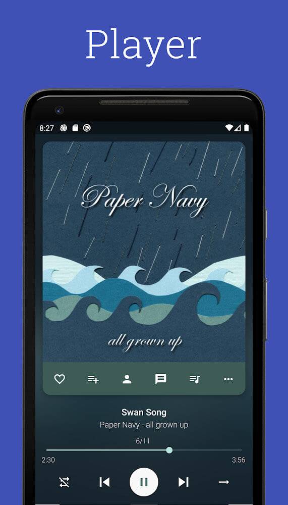 Pixel+ – Music Player Tangkapan skrin 0