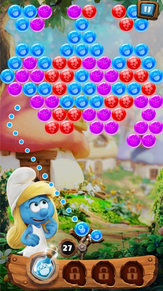 Smurfs Bubble Story應用截圖第0張