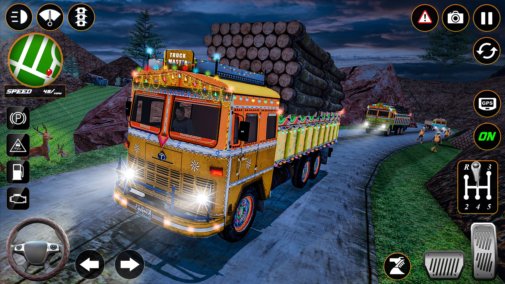 Crazy Truck Driving:Truck Game Tangkapan skrin 0