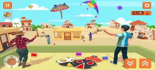 Kite Game Kite Flying ဖန်သားပြင်ဓာတ်ပုံ 1