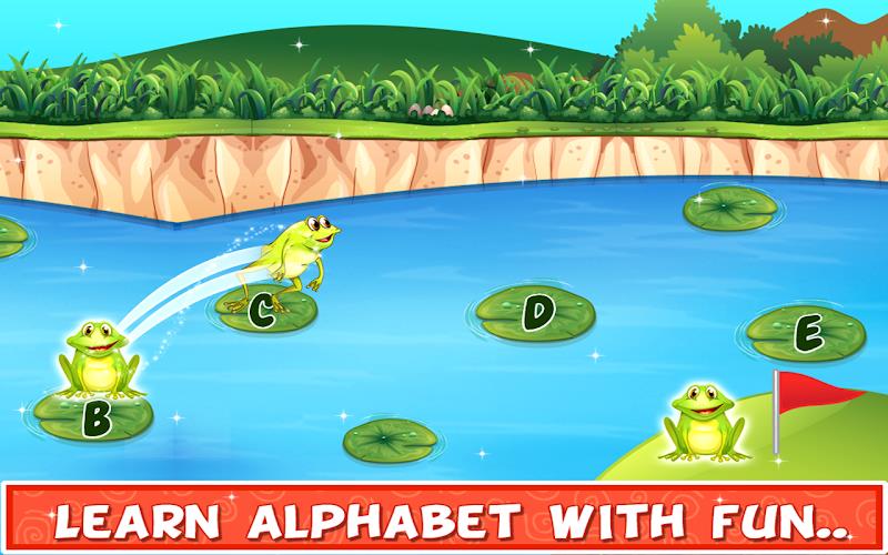 Kids Letters Learning Game ဖန်သားပြင်ဓာတ်ပုံ 1