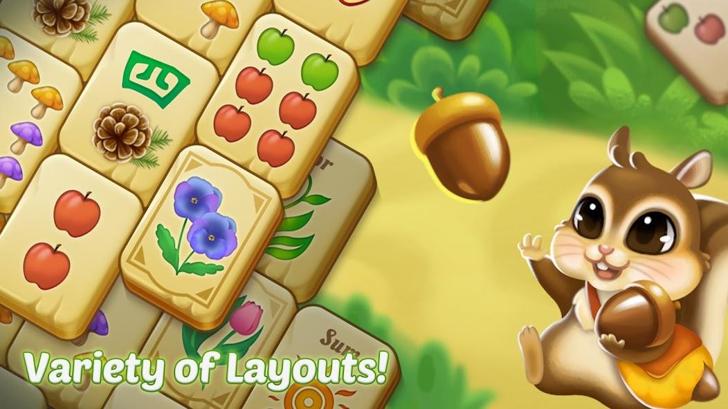 Mahjong Forest Puzzle Mod Ảnh chụp màn hình 2