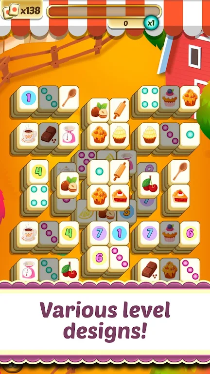 Mahjong Solitaire Cupcake Bake應用截圖第2張