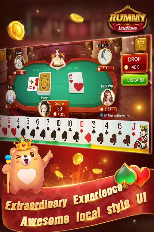 Indian Rummy-Free Online Card Game スクリーンショット 1