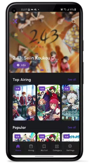 Kana: Watch Anime App ဖန်သားပြင်ဓာတ်ပုံ 1