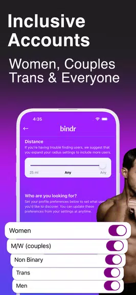 Bindr: Bisexual Dating & Chat スクリーンショット 2