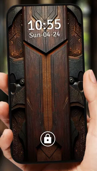 Vintage Door Lock Screen ภาพหน้าจอ 3