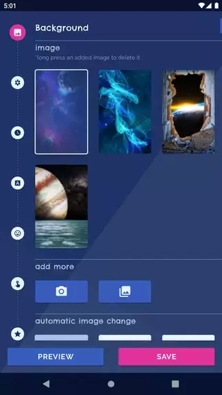 Galaxy Universe Live Wallpaper Zrzut ekranu 0