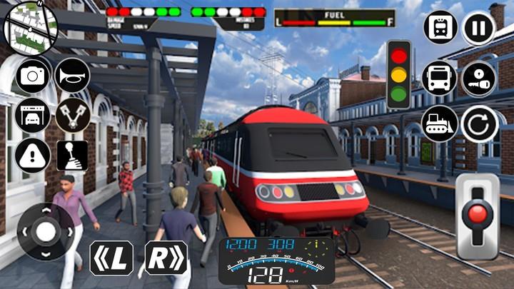 Schermata Indian Train Racing Games 0