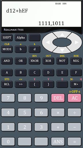 RealMax Scientific Calculator Tangkapan skrin 3