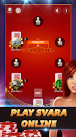 Svara - 3 Card Poker Card Game Screenshot 1