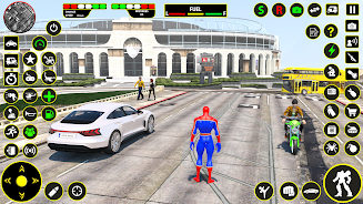 Spider Robot Hero Car Games Captura de tela 1