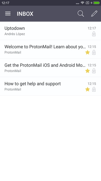 Proton Mail: Encrypted Email स्क्रीनशॉट 3