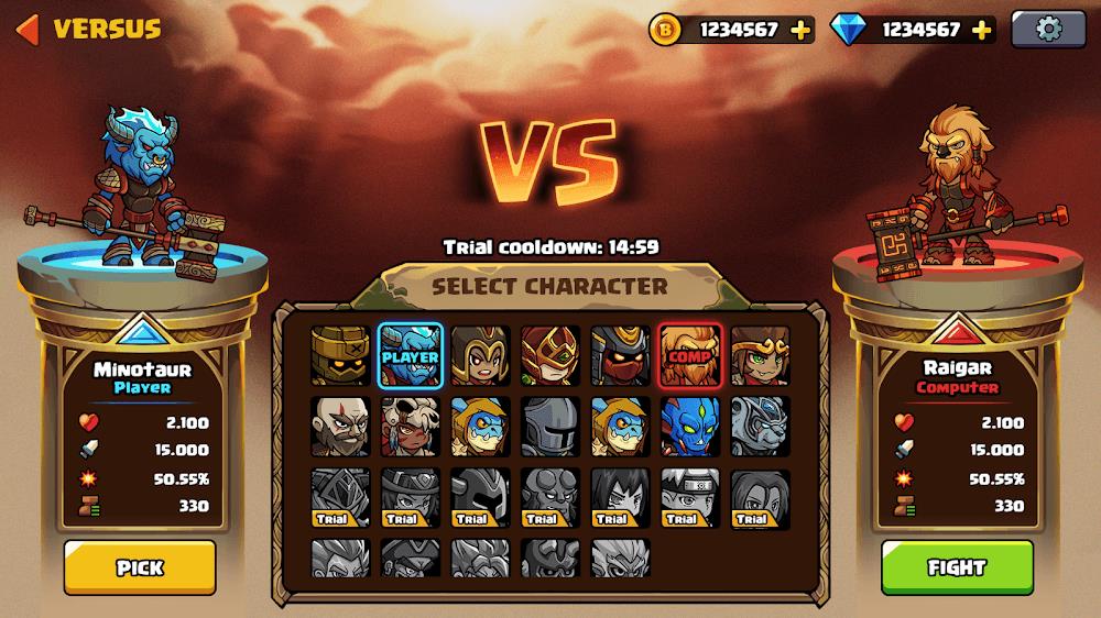 Brawl Fighter ဖန်သားပြင်ဓာတ်ပုံ 2