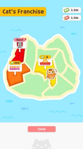 Cat diner: Franchise tycoon Capture d'écran 1