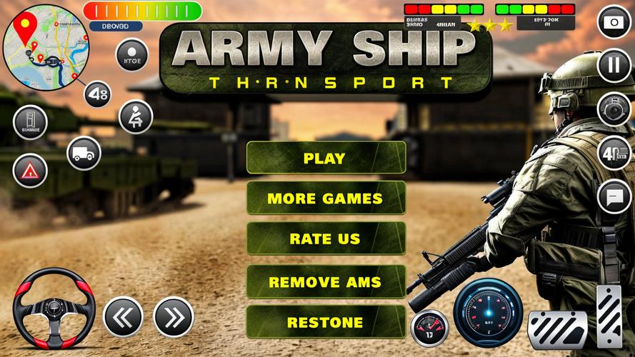 Army Transport Tank Ship Games應用截圖第0張