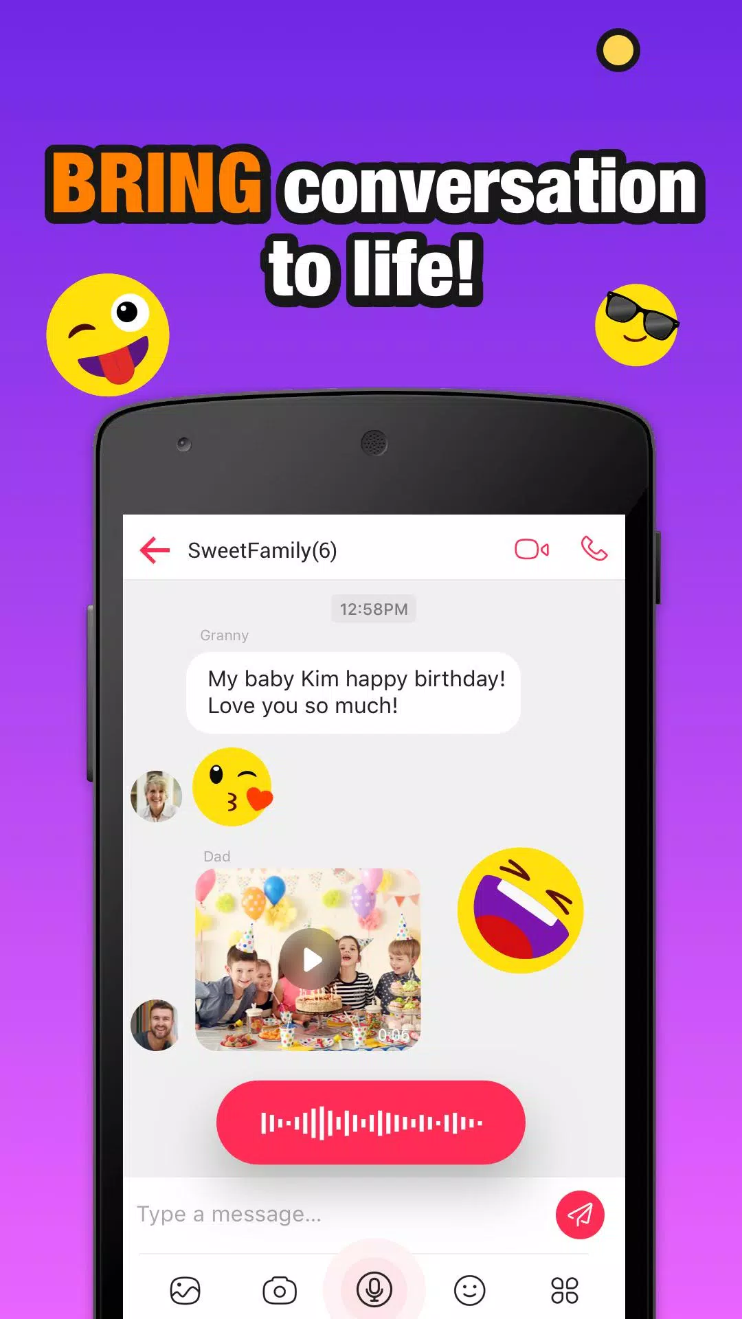 JusTalk Kids - Safe Video Chat and Messenger Screenshot 3