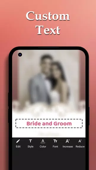 Custom Wedding Cards Maker Скриншот 1