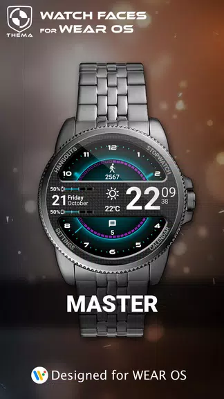 Master Watch Face Captura de tela 0