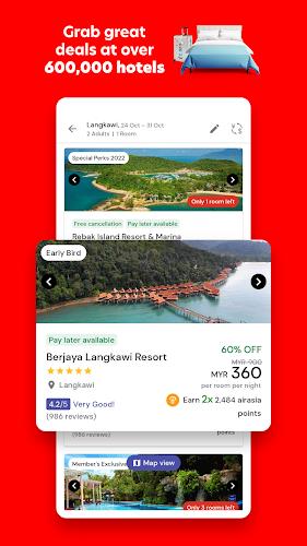 AirAsia MOVE: Flights & Hotels ภาพหน้าจอ 1