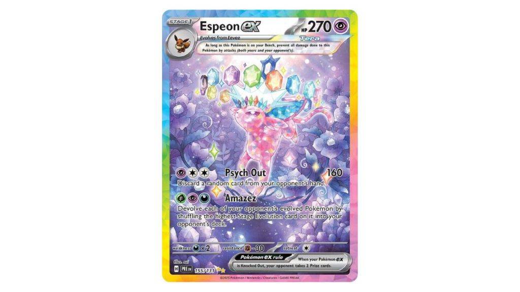 Espeon ex primastic evoluties