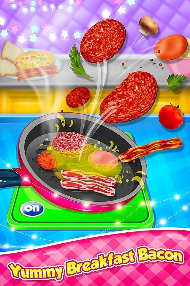 Breakfast Cooking - Kids Game Ekran Görüntüsü 2